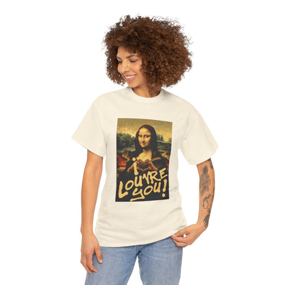 I LOUVRE YOU! Unisex Heavy Cotton Tee