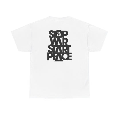 STOP WAR START PEACE Unisex Heavy Cotton Tee