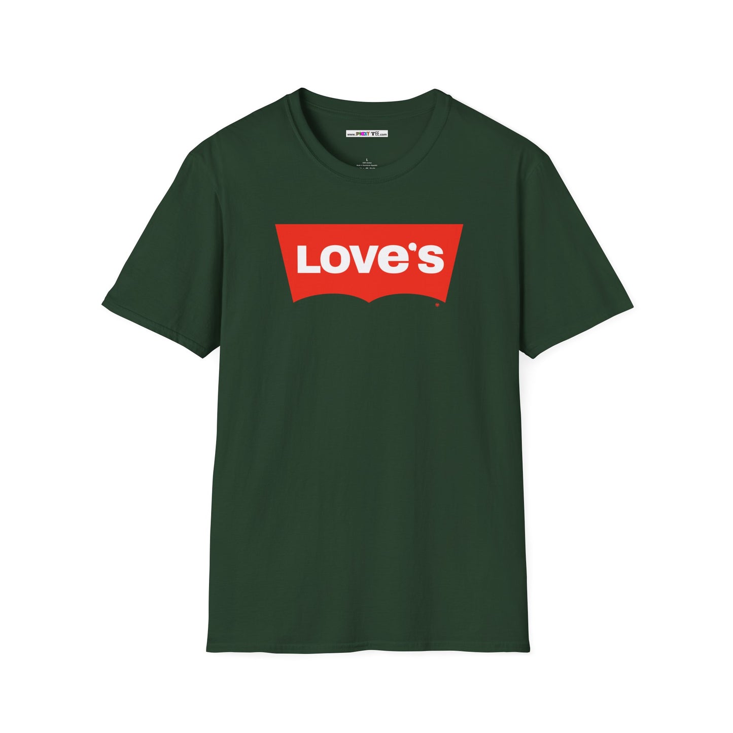 LOVE'S Unisex Softstyle 100% Cotton T-Shirt