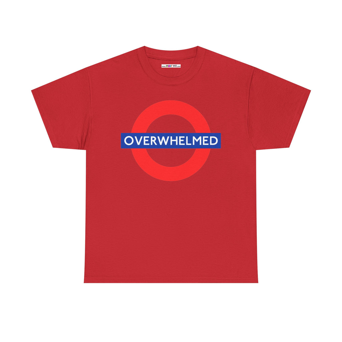 OVERWHELMED Unisex Heavy Cotton Tee