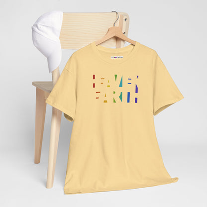 HEAVEN ON EARTH Unisex Heavy Cotton Tee — here now.