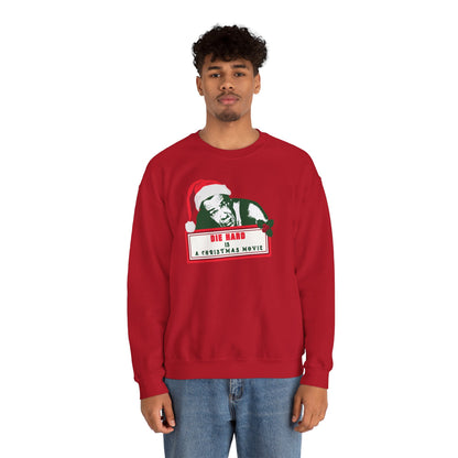 DIE HARD IS A CHRISTMAS MOVIE Unisex Heavy Blend™ Crewneck Sweatshirt