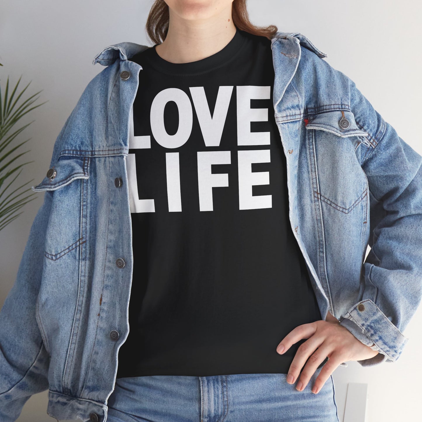 LOVE LIFE Unisex Heavy Cotton Tee