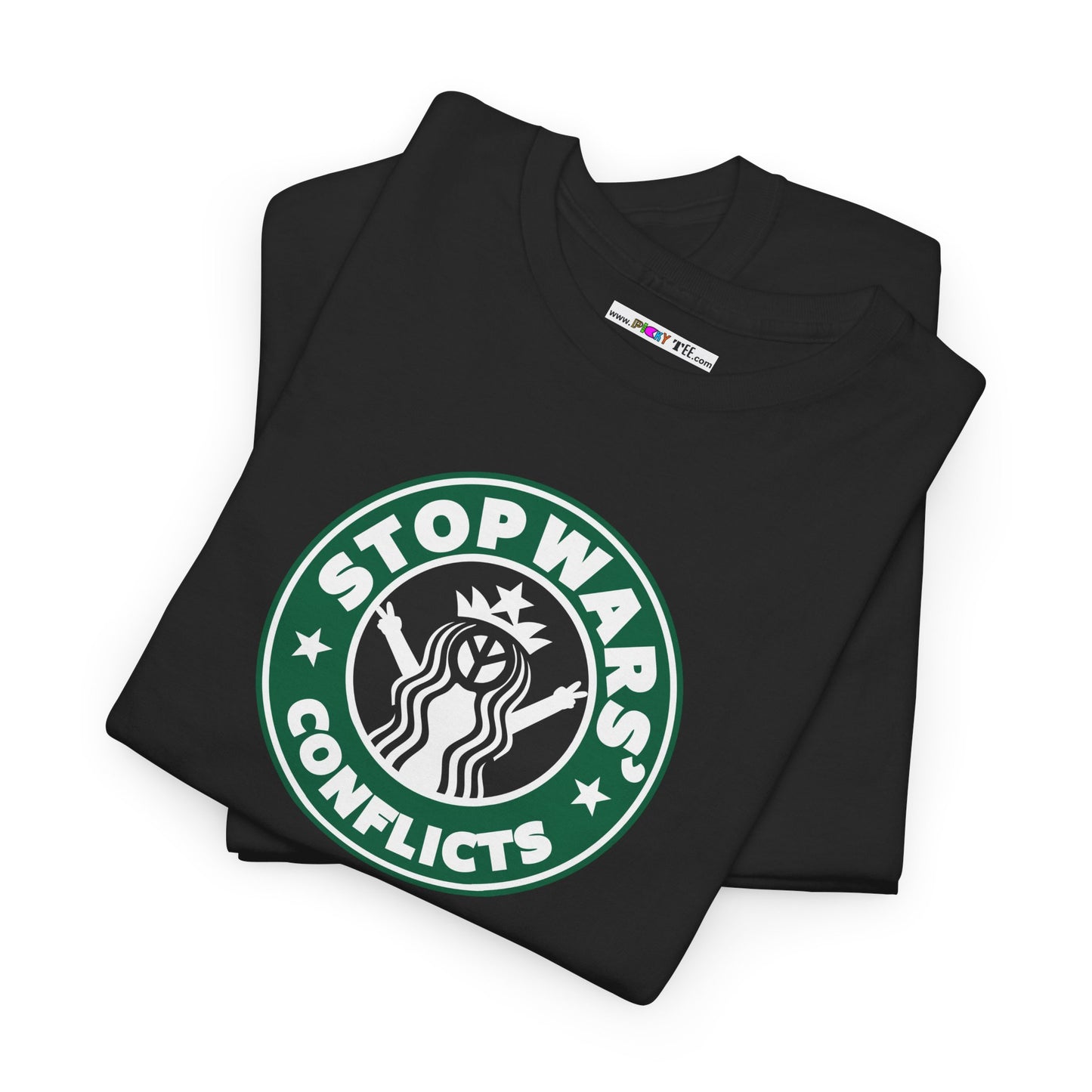 STOP WARS' CONFLICTS Unisex Heavy Cotton Tee