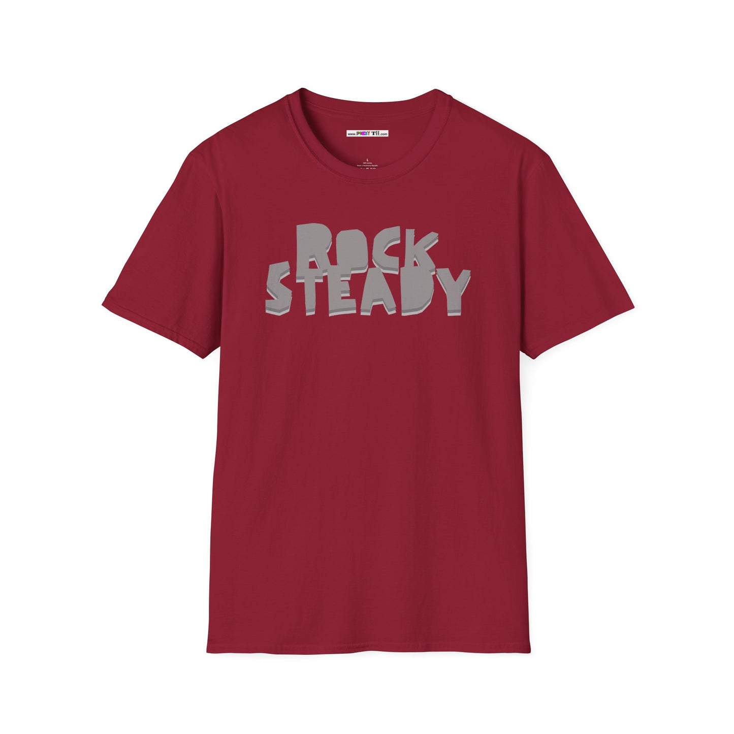 ROCK STEADY Unisex Softstyle 100% Cotton T-Shirt