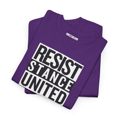 RESIST STANCE UNITED Unisex Heavy Cotton Tee