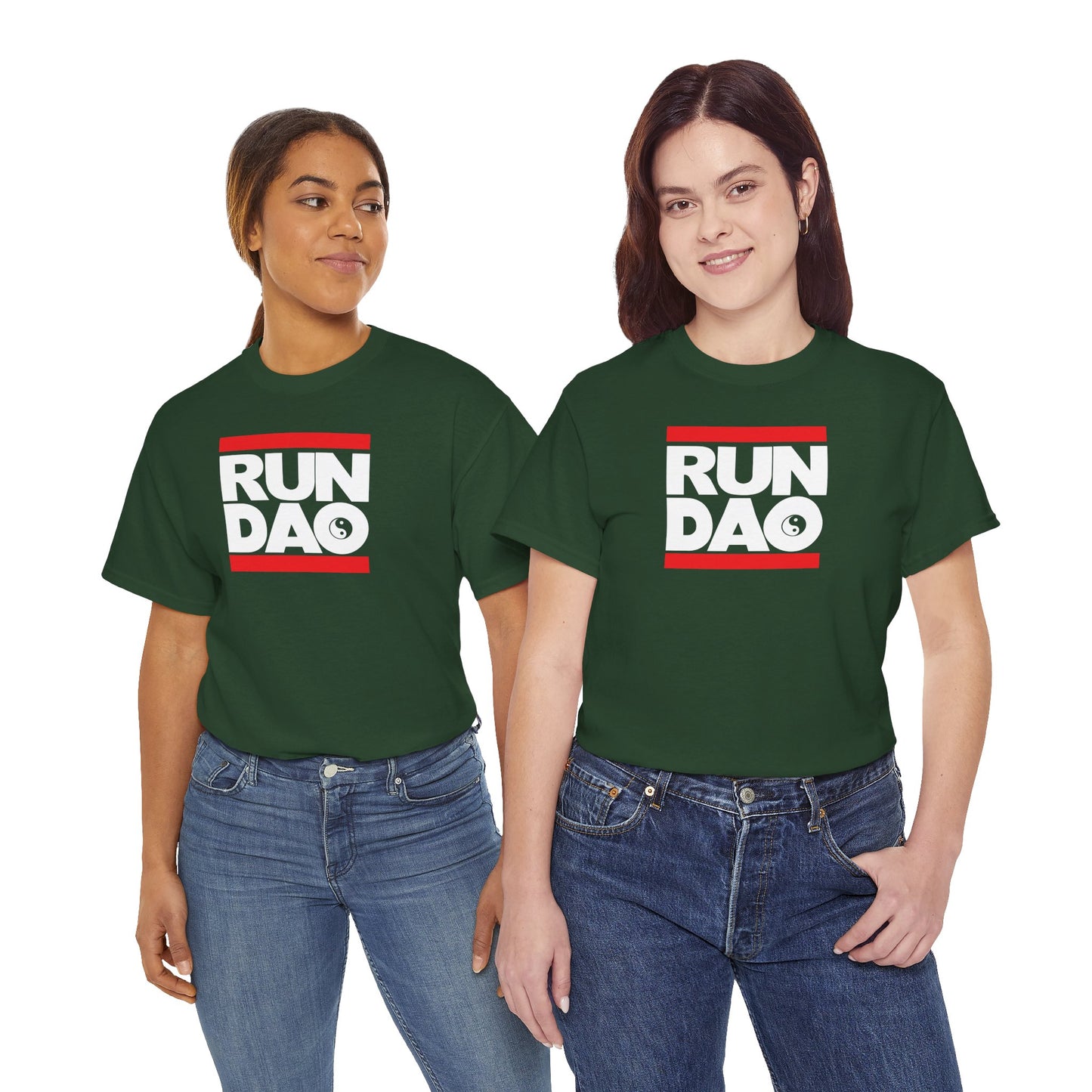 RUN DAO Unisex Heavy Cotton Tee