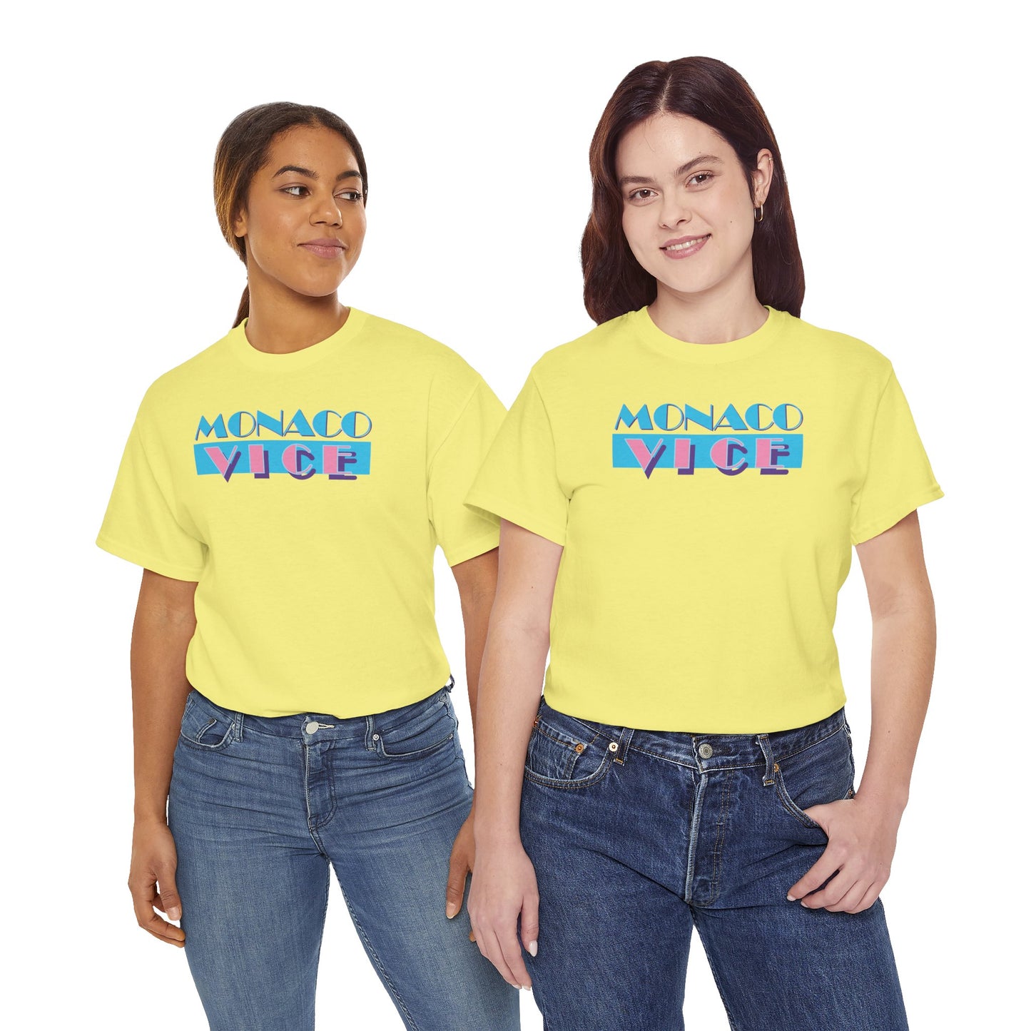 MONACO VICE Unisex Heavy Cotton Tee