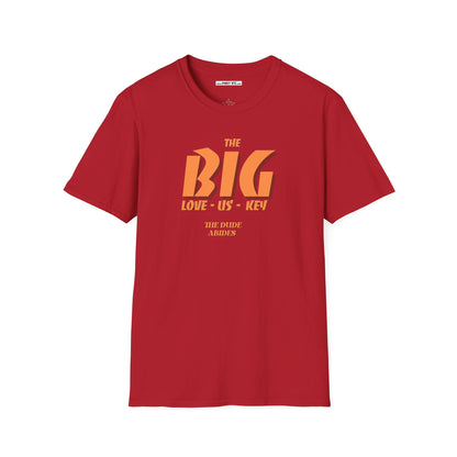 THE BIG LOVE-US-KEY Unisex Softstyle 100% Cotton T-Shirt