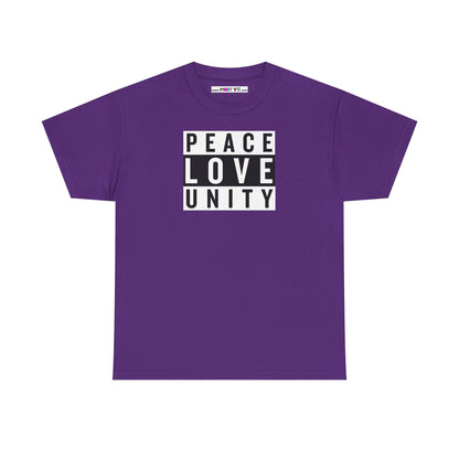 PEACELOVEUNITY Unisex Heavy Cotton Tee