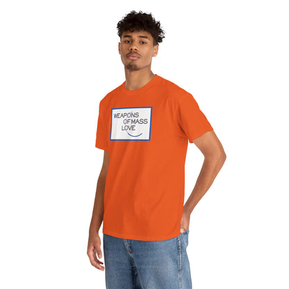 WEAPONS OF MASS LOVE Unisex Heavy Cotton Tee
