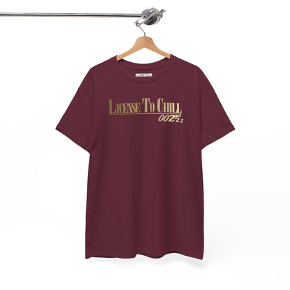 LICENSE TO CHILL 00Zzz Unisex Heavy Cotton Tee