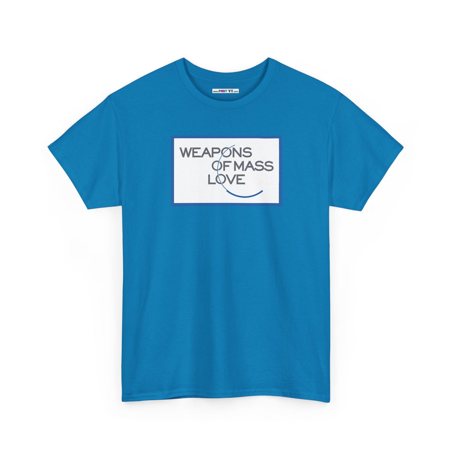 WEAPONS OF MASS LOVE Unisex Heavy Cotton Tee