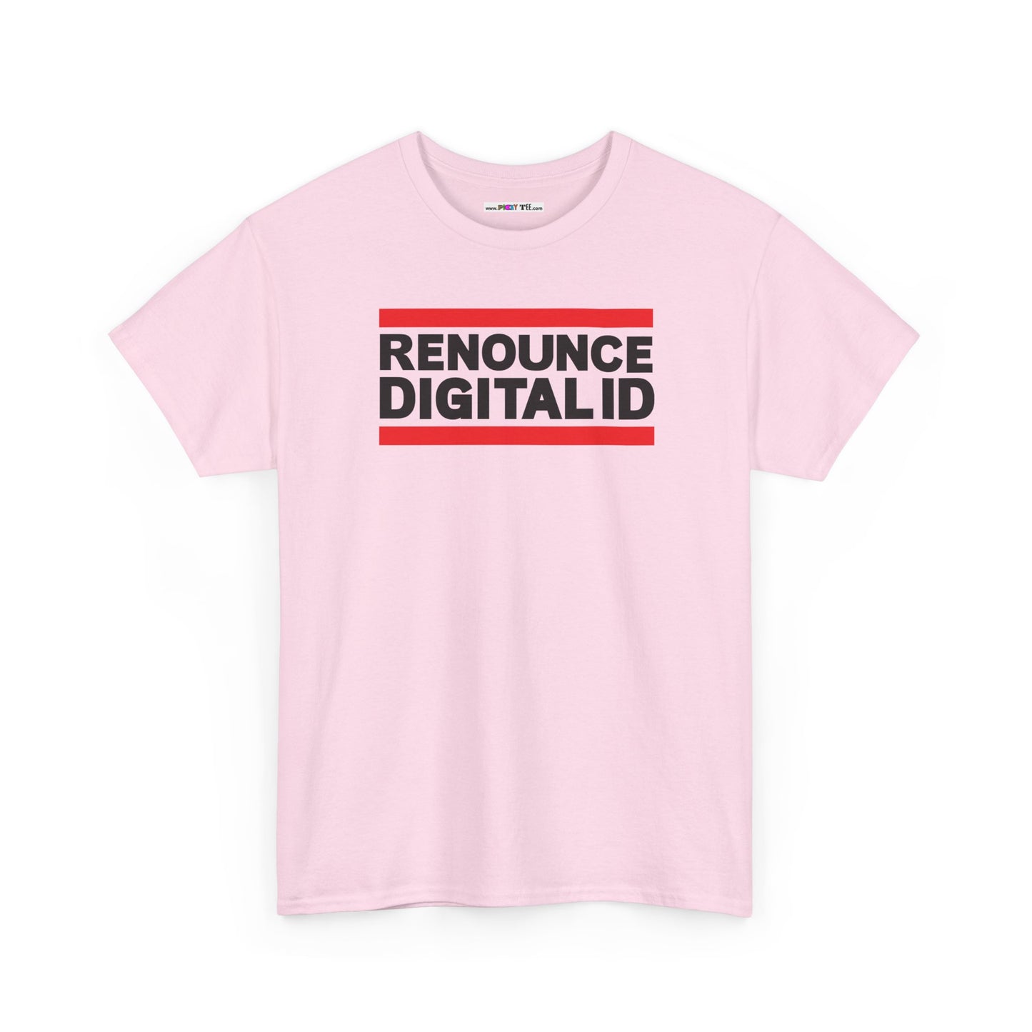 RENOUNCE DIGITAL ID Unisex Heavy Cotton Tee