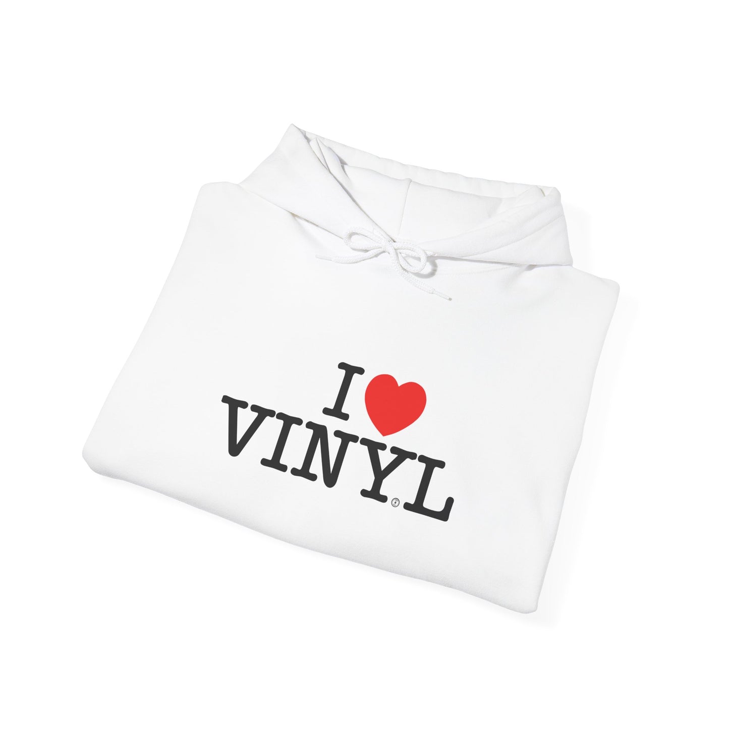 I ❤️ VINYL Unisex Heavy Blend™ Hooded Sweatshirt