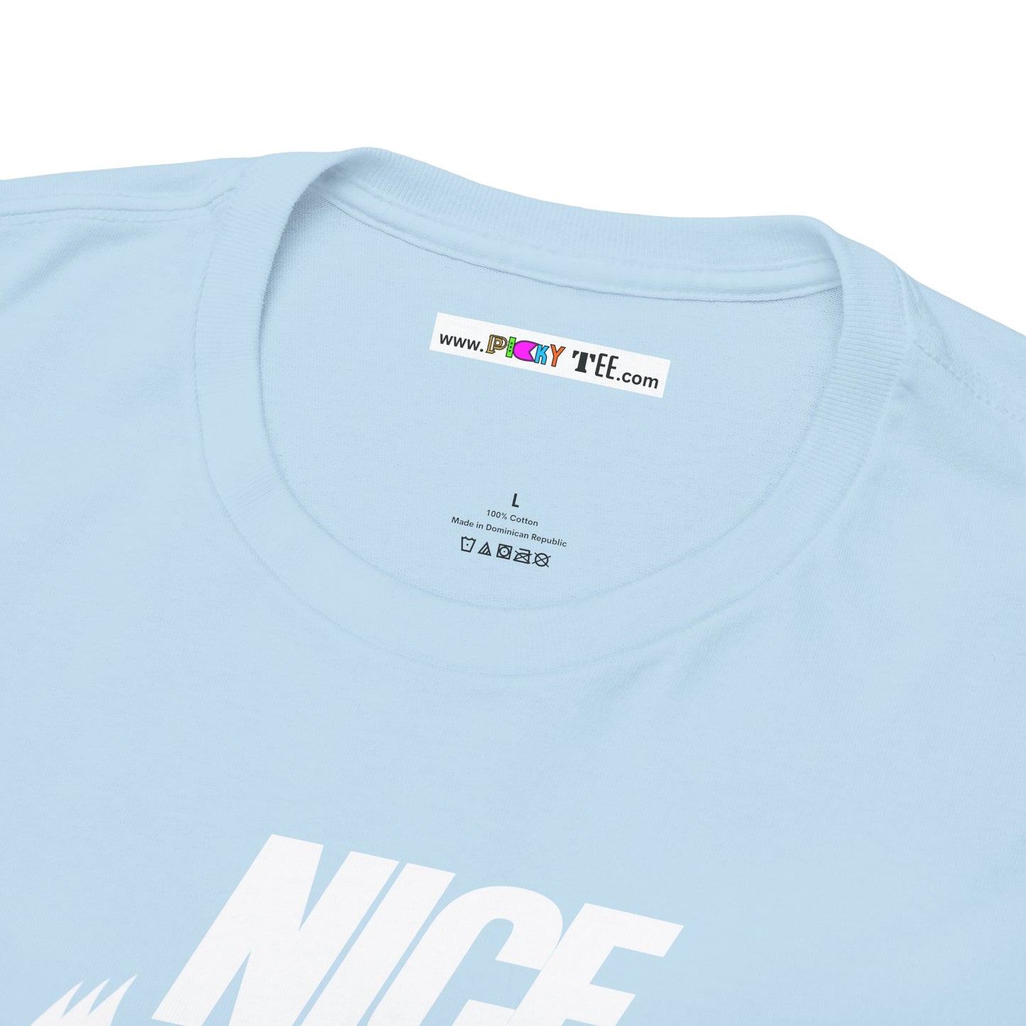 NICE... JUST BE. Unisex Heavy Cotton Tee