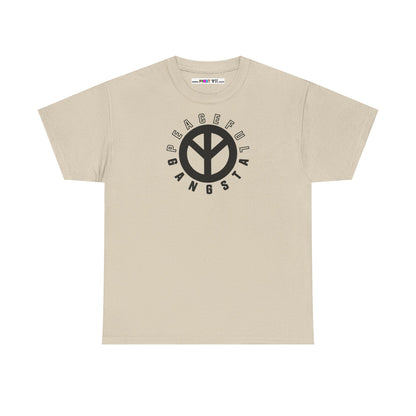 PEACEFUL GANGSTA Unisex Heavy Cotton Tee