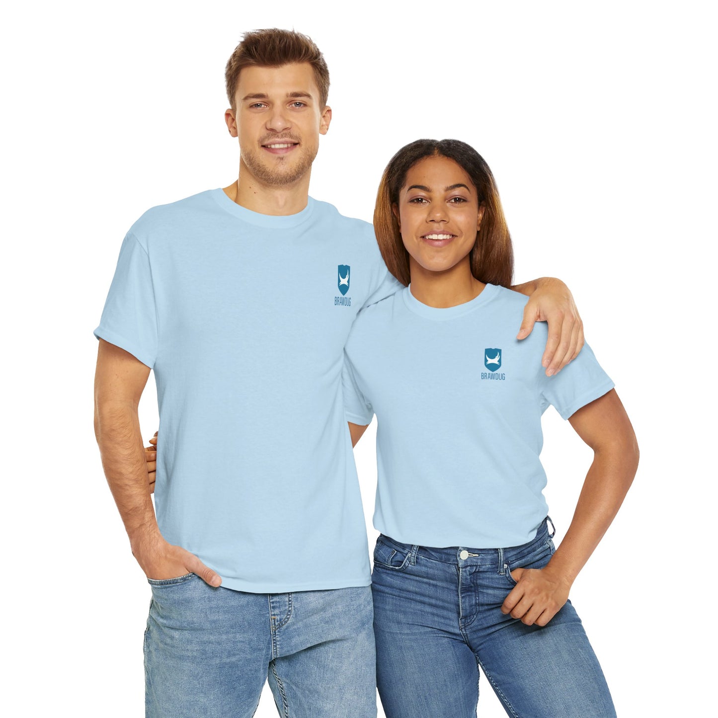 BRAWDUG Unisex Heavy Cotton Tee
