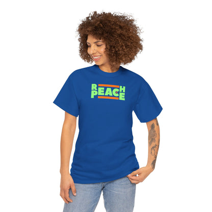 REACH PEACE Unisex Heavy Cotton Tee