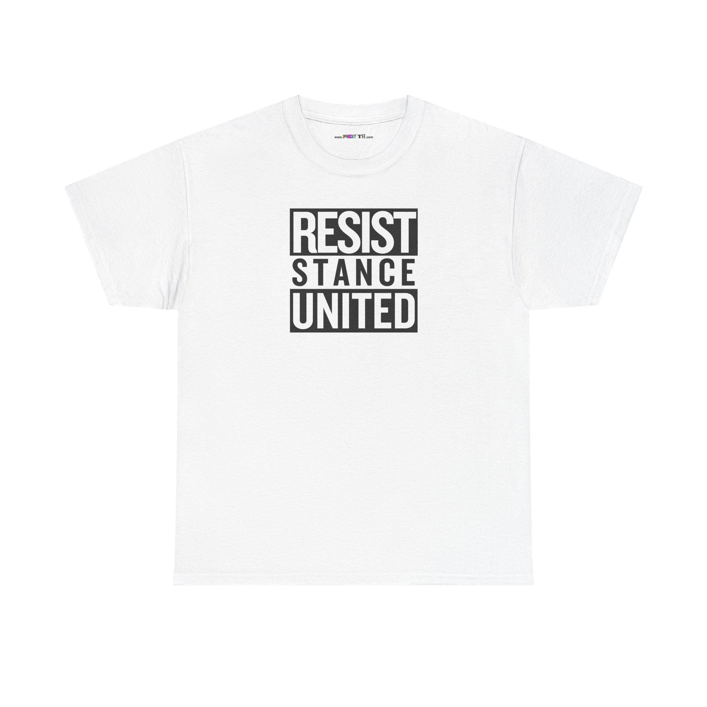 RESIST STANCE UNITED Unisex Heavy Cotton Tee