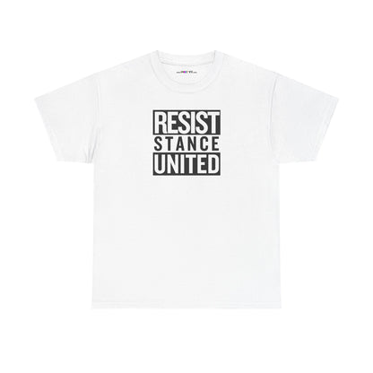 RESIST STANCE UNITED Unisex Heavy Cotton Tee