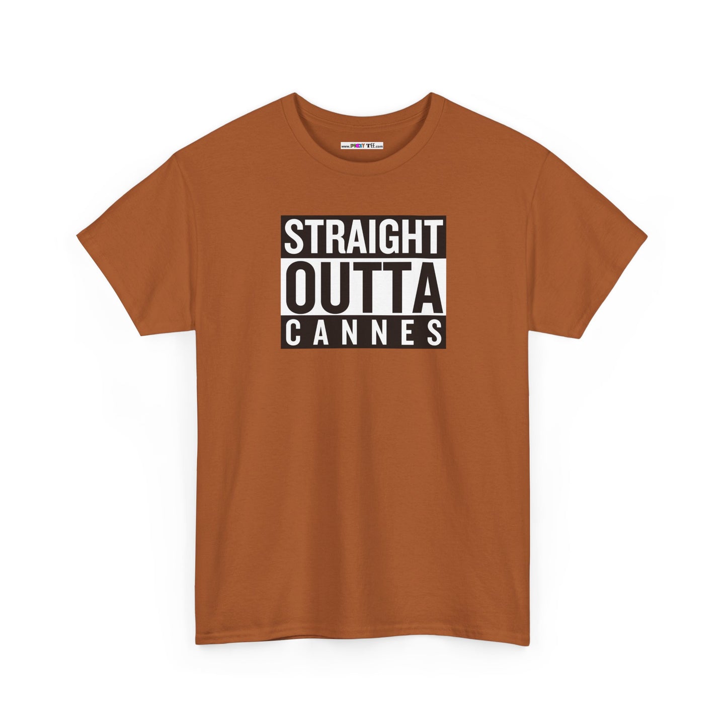 STRAIGHT OUTTA CANNES Unisex Heavy Cotton Tee