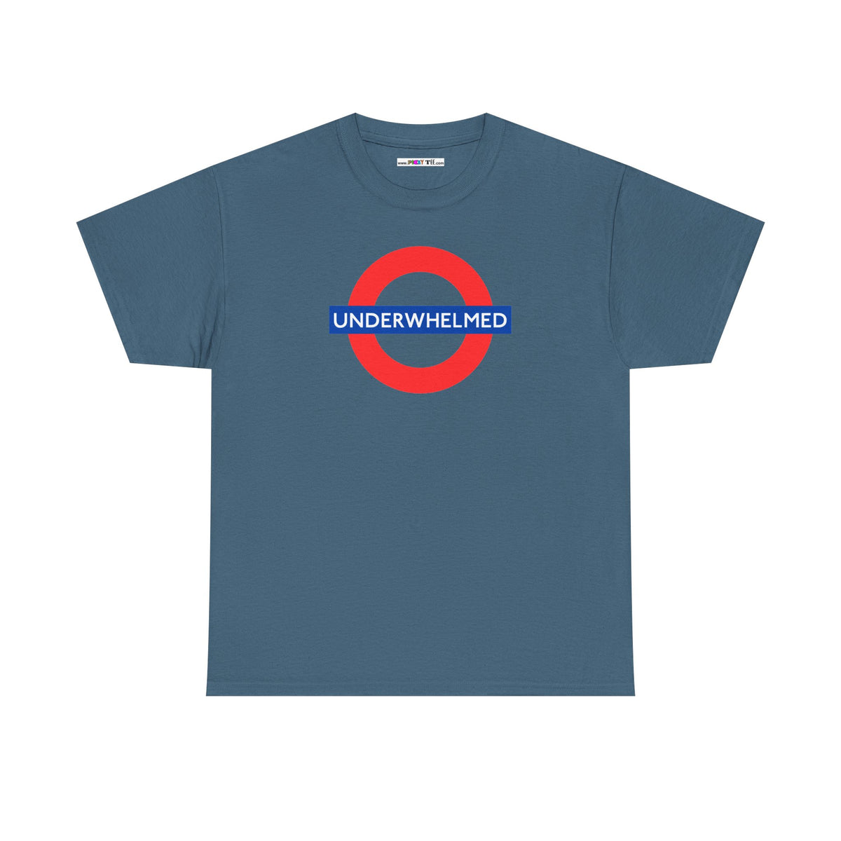 UNDERWHELMED Unisex Heavy Cotton Tee