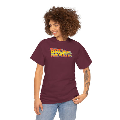 BACK THE FLUX UP Unisex Heavy Cotton Tee