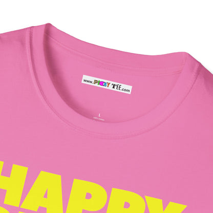 HAPPY PLACE/PEACE Unisex Softstyle 100% Cotton T-Shirt