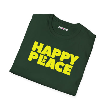 HAPPY PLACE/PEACE Unisex Softstyle 100% Cotton T-Shirt