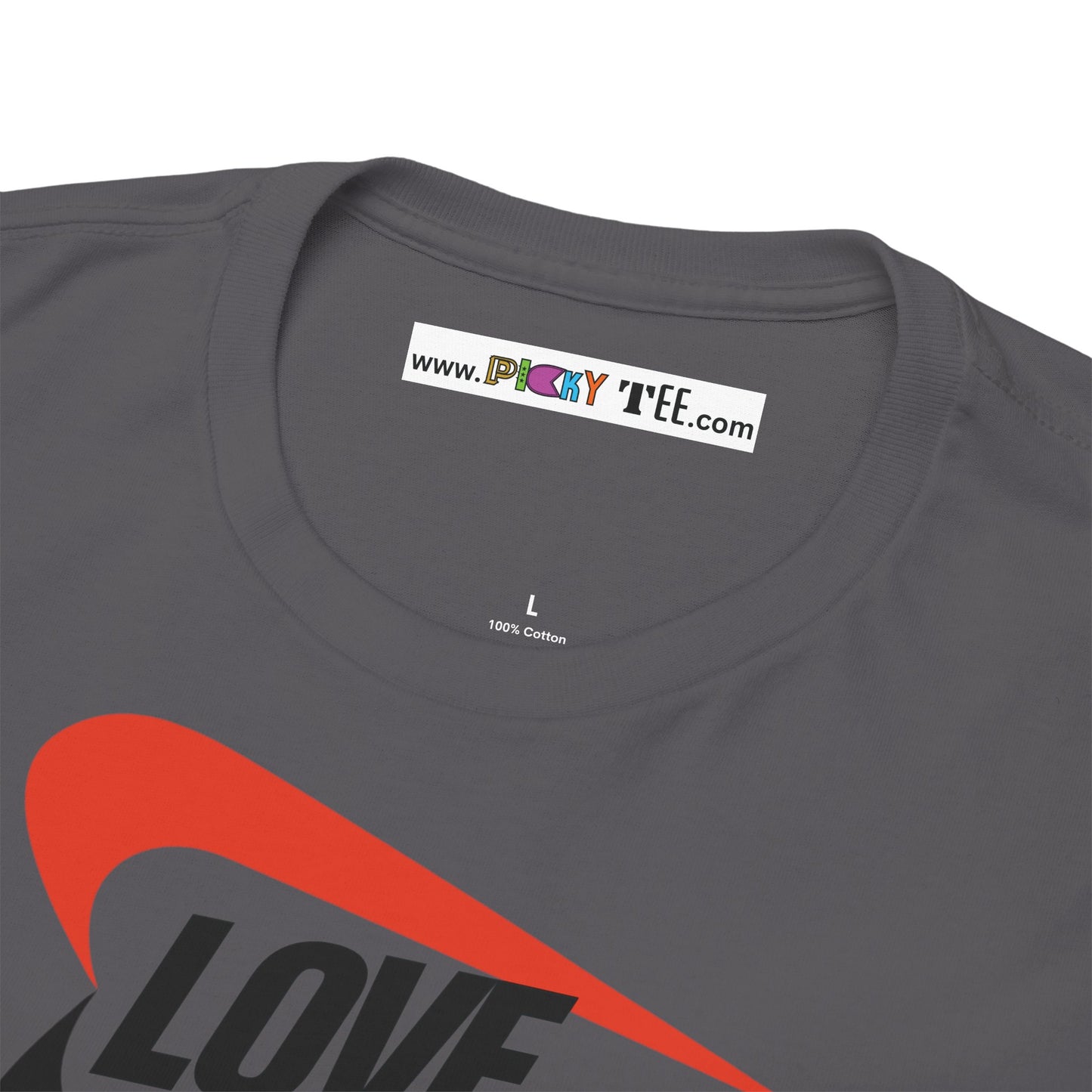 LOVE JUST LOVE. Unisex Heavy Cotton Tee