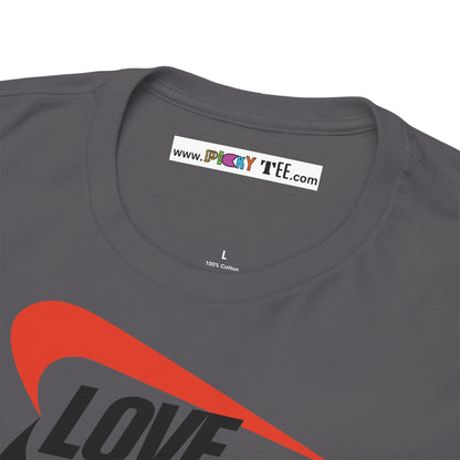LOVE JUST LOVE. Unisex Heavy Cotton Tee