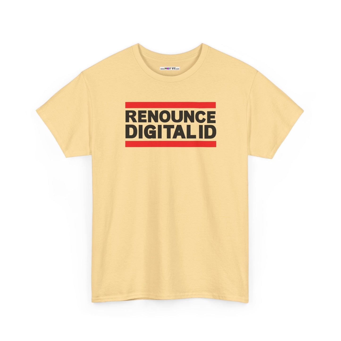 RENOUNCE DIGITAL ID Unisex Heavy Cotton Tee