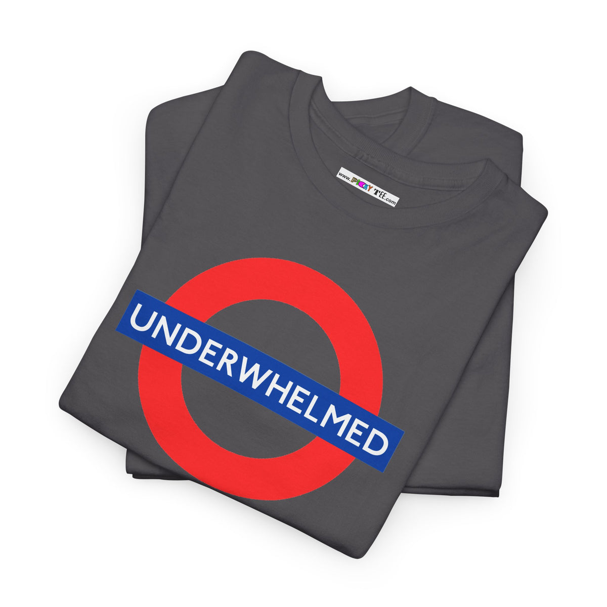 UNDERWHELMED Unisex Heavy Cotton Tee