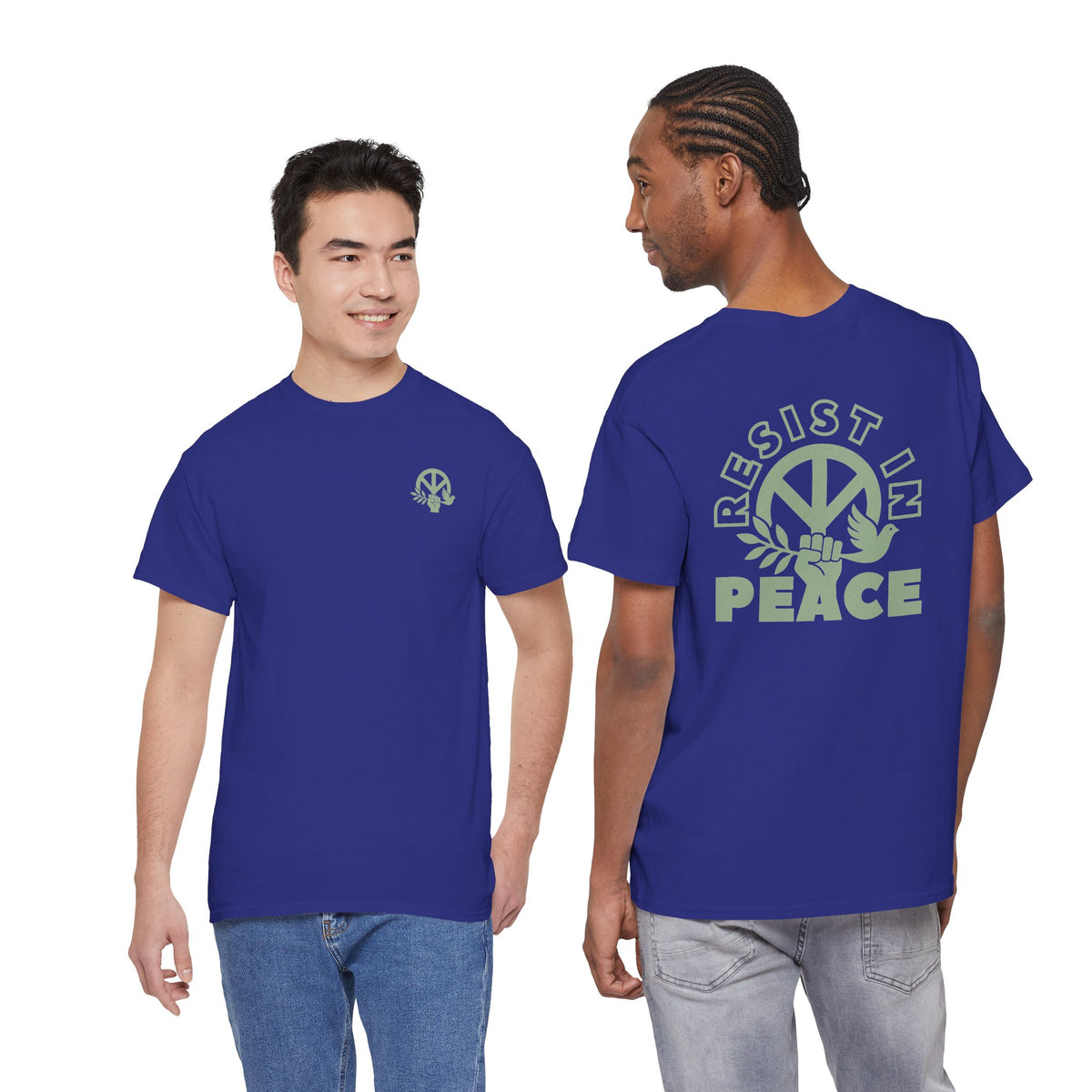 RESIST IN PEACE Unisex Heavy Cotton Tee