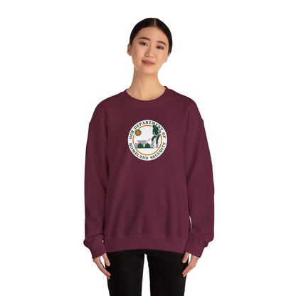 HOMELAND SECURITY (OUR DEPARTMENT OF)  Unisex Heavy Cotton Sweatshirt