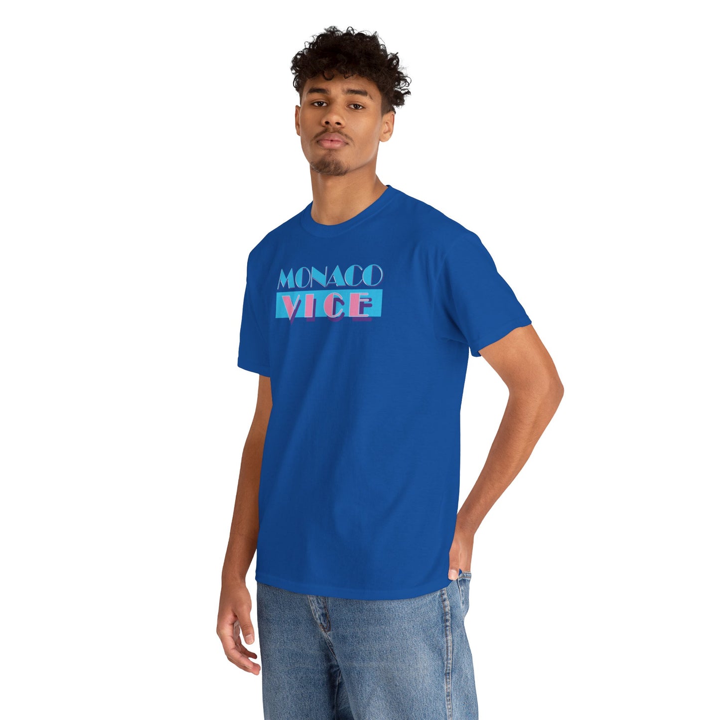 MONACO VICE Unisex Heavy Cotton Tee