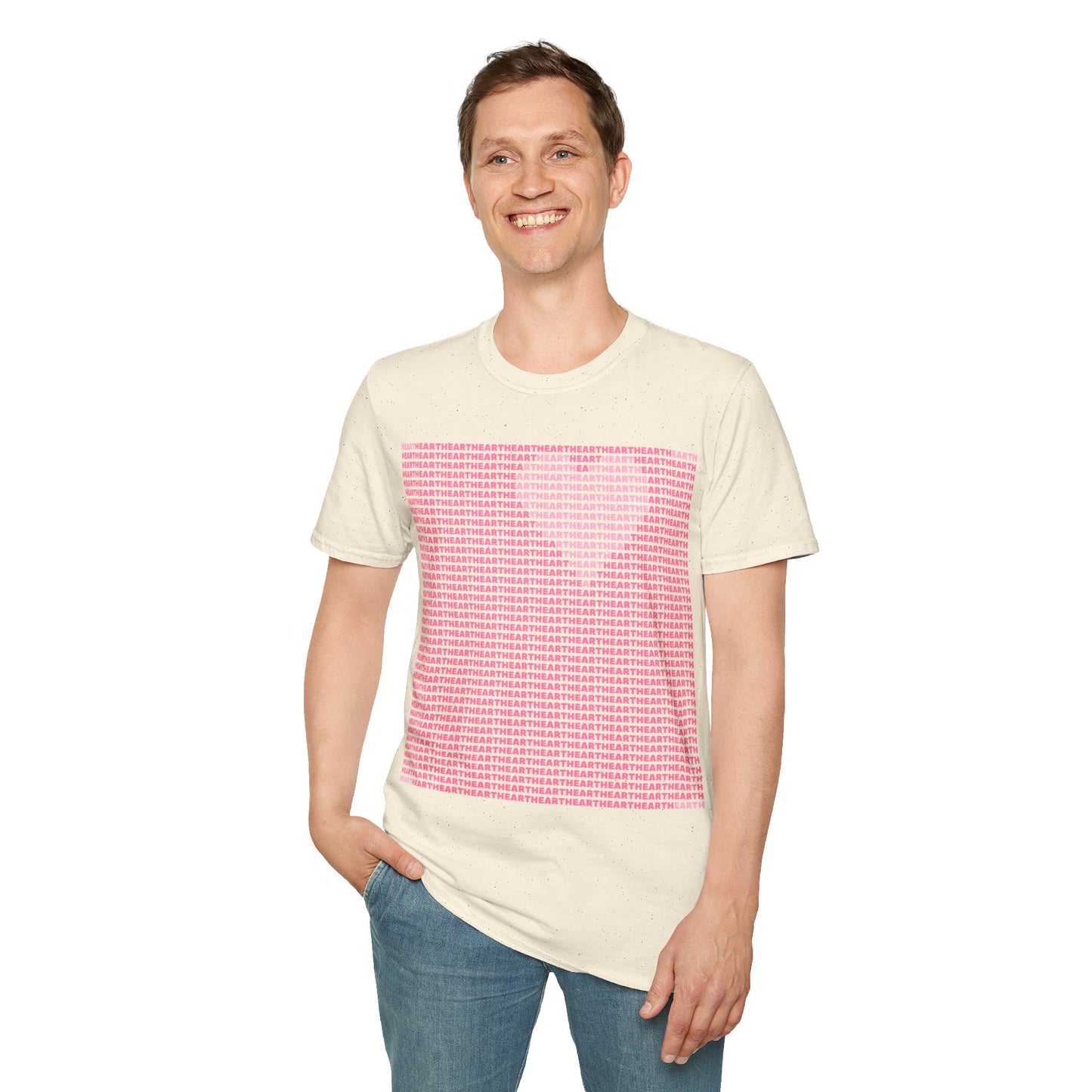 I HEART EARTH Unisex Softstyle 100% Cotton T-Shirt