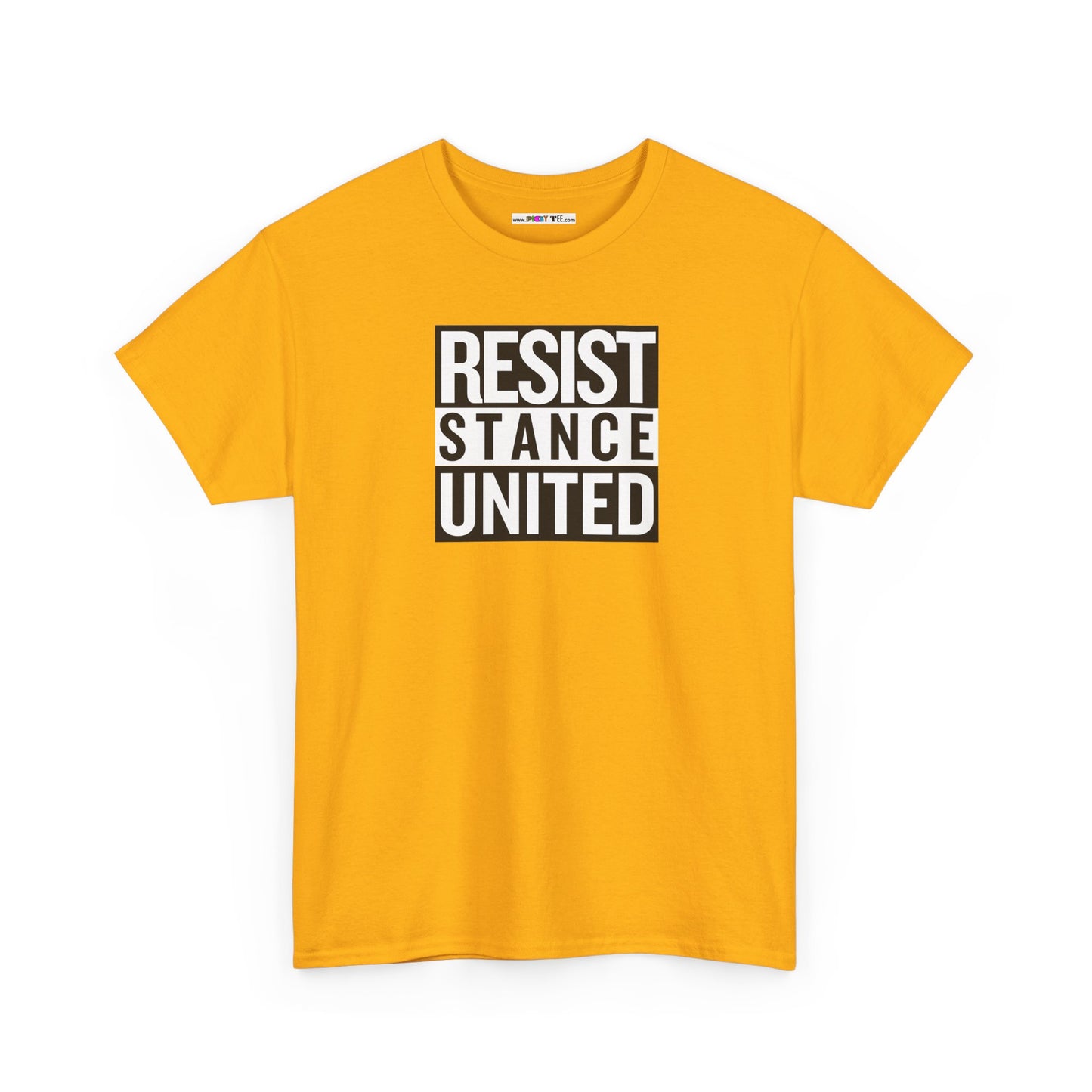 RESIST STANCE UNITED Unisex Heavy Cotton Tee