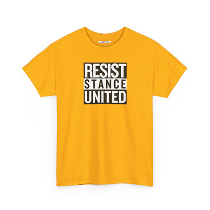 RESIST STANCE UNITED Unisex Heavy Cotton Tee