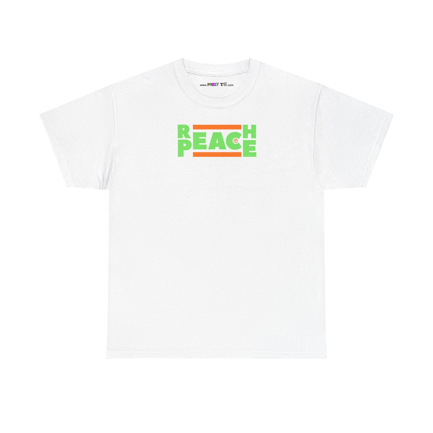 REACH PEACE Unisex Heavy Cotton Tee