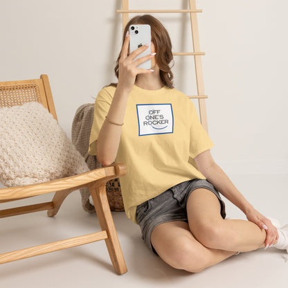 OFF ONE'S ROCKER Unisex Heavy Cotton Tee