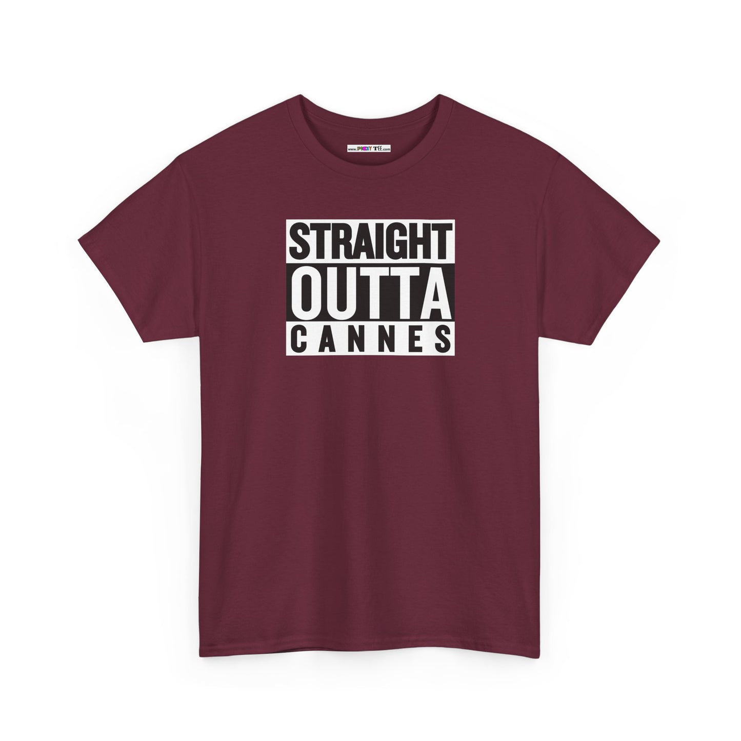 STRAIGHT OUTTA CANNES Unisex Heavy Cotton Tee