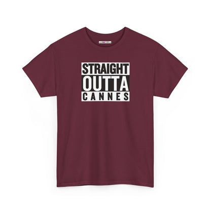 STRAIGHT OUTTA CANNES Unisex Heavy Cotton Tee