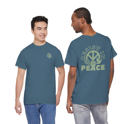 RESIST IN PEACE Unisex Heavy Cotton Tee
