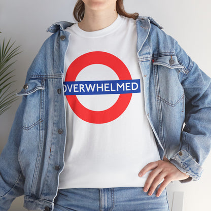 OVERWHELMED Unisex Heavy Cotton Tee