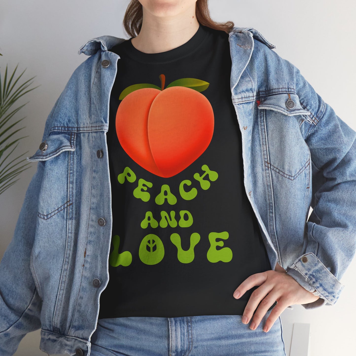 PEACH AND LOVE Unisex Heavy Cotton Tee