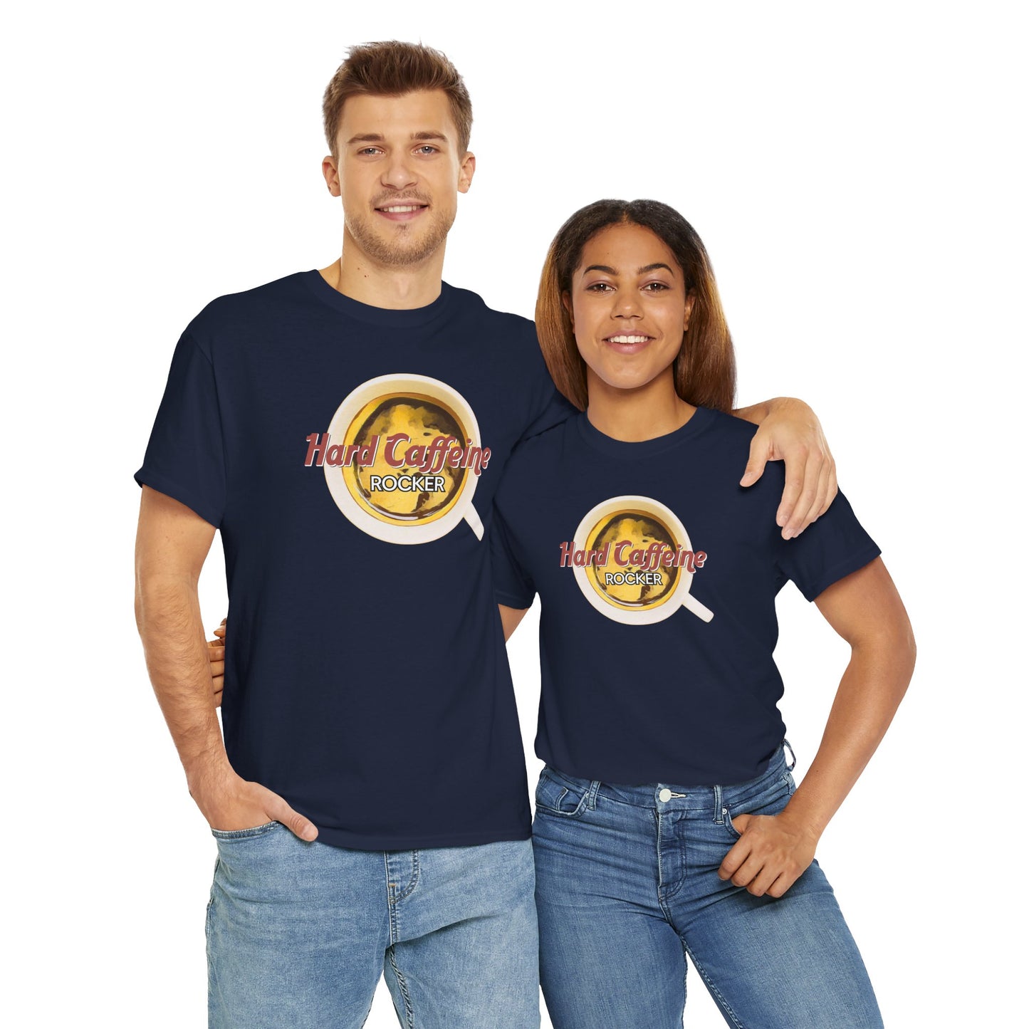 Hard Caffeine ROCKER Unisex Heavy Cotton Tee