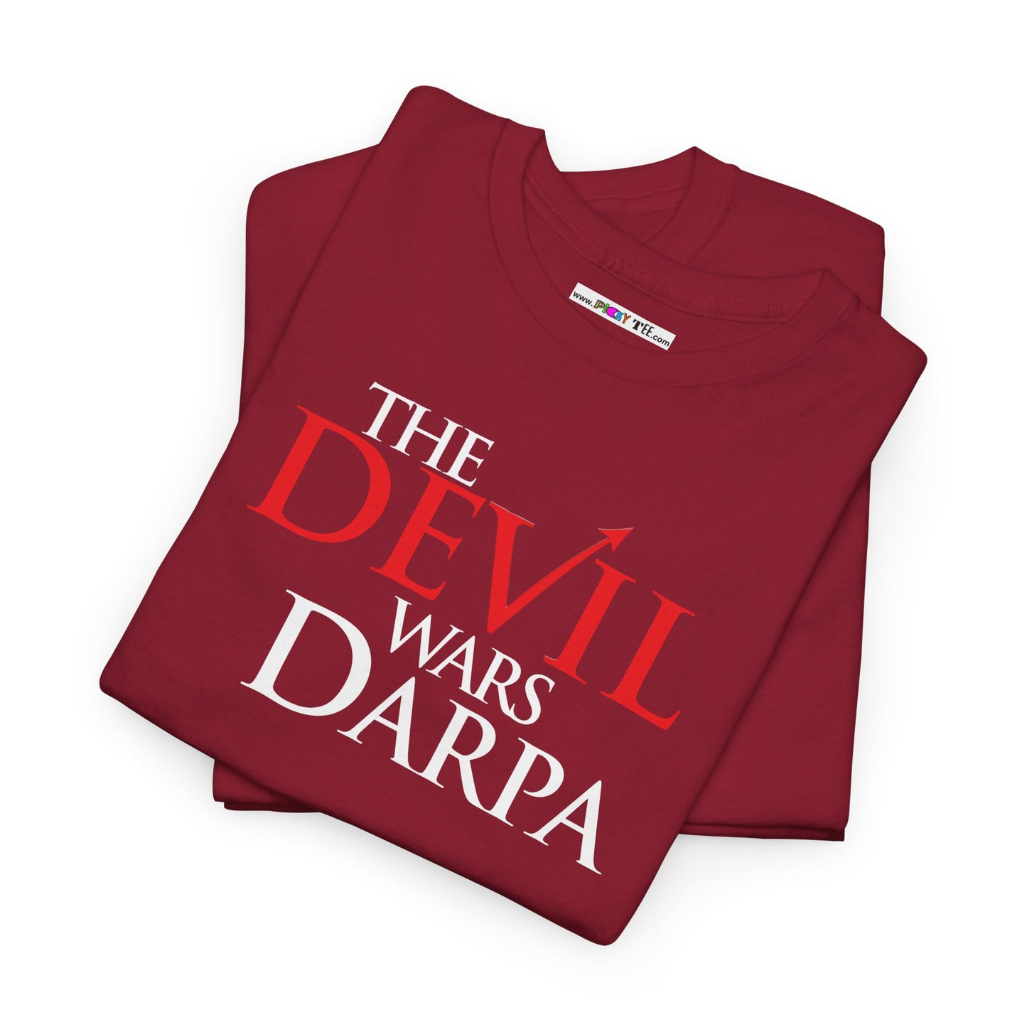 THE DEVIL WARS DARPA Unisex Heavy Cotton Tee