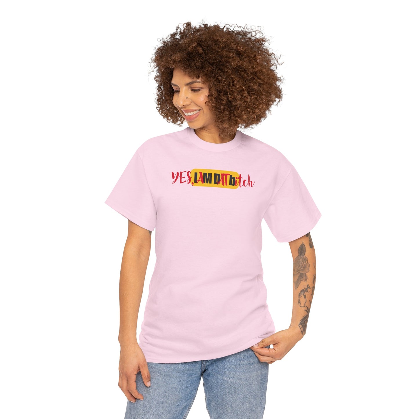 YES, IAMDATbitch Unisex Heavy Cotton Tee